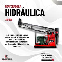 Perforadora AD-200 Trabaja con Motor 30 HP A 220 RPM